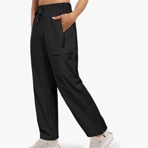 NWT Cosmolle Women's Hiking Pants Quick Dry Joggers Lightweight Cargo Adjustable
